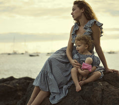 HMD -- SORA DRESS -- BLUE GINGHAM