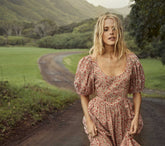 HMD -- ABRIELLE DRESS -- CORAL POPPY BELL FLORAL