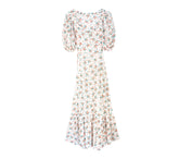HMD -- ADOBE DRESS -- FLEUR DE ROSETTE PRINT