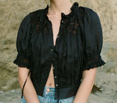 HMD -- AGATHA TOP -- BLACK