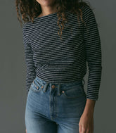 HMD -- ARLANA KNIT TEE -- RIVIERE STRIPE