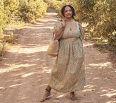 HMD -- ABRIELLE DRESS -- SUNSHINE POPPY BELL FLORAL