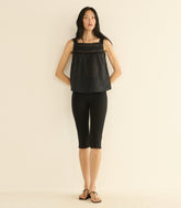 BENITA TOP -- BLACK