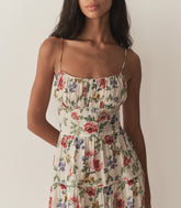 HMD -- BENOIT DRESS -- IVORY WILD ROSE