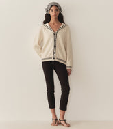HMD -- BONAVENTURE CARDIGAN -- CREME