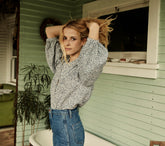 HMD -- BERKLEY TOP -- NAVY CHAMPIGNON FLORAL