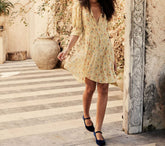 HMD -- CERES DRESS -- LILY OF THE VALLEY FLORAL