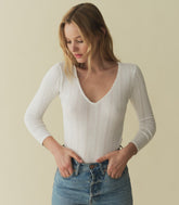 HMD -- CILLA TEE -- SALT QUELLE JOLIE POINTELLE