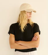 CLARO BASEBALL HAT -- CREAM COTTON