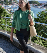 HMD -- CLAUDINE CARDIGAN -- LIGHT KELLY GREEN