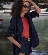 HMD -- DANTON BLAZER -- NAVY PINSTRIPE