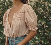 HMD -- ANNETH TOP -- SUNDRIED ROSE