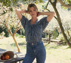HMD -- SHORE TOP -- DELORES DITSY FLORAL