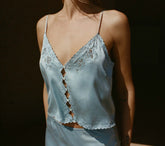HMD -- ELISE TOP -- MINERAL BLUE