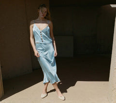 HMD -- ELOWEN SKIRT -- MINERAL BLUE