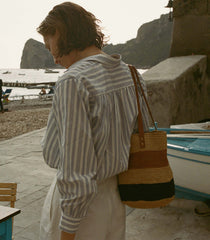 HMD -- HAVA TOP -- INDIGO SORRENTO STRIPE