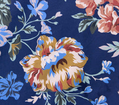 HMD -- PECOS DRESS -- INDIGO IRIS FLORAL