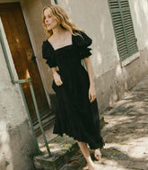 HMD -- IZABAL DRESS -- NAVY