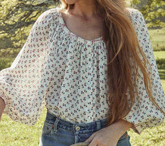 HMD -- JEANNE TOP -- ATTICUS FLORAL