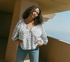 HMD -- JEANNE TOP -- SONGBIRD TOILE