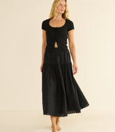 LARA TEE -- BLACK
