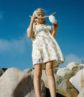 LITTLE JULIA DRESS -- DAHLIA FLORAL