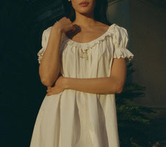 HMD -- MUSETTE NIGHTGOWN -- SALT