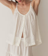 HMD -- NALINA LINEN TOP -- SALT