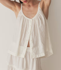 HMD -- NALINA LINEN TOP -- SALT