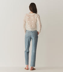 HMD -- OTTOLINE CARDIGAN -- PEARL