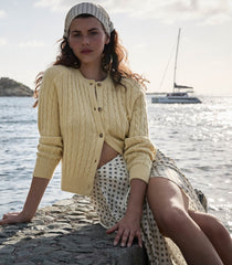 HMD -- PENROSE CARDIGAN -- LEMON CHIFFON