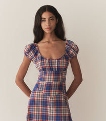HMD -- RAMONA DRESS -- COTE D'AZUR PLAID