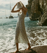 HMD -- SANDIA DRESS -- BLEU FROLICKING FLORAL