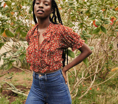 HMD -- SELMA TOP -- ROUGE TASHA GARDEN