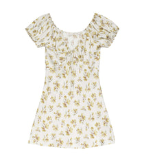 HMD -- SERA DRESS -- GOLD FROLICKING FLORAL