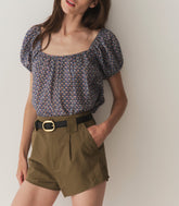 HMD -- TONYA TOP -- DAHLIA IKAT