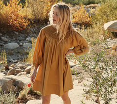HMD -- THEDA DRESS -- WHEAT