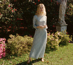 HMD -- LOIRE DRESS -- CHINA BLUE MINI EARL FLORAL