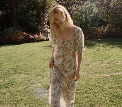HMD -- VETIVER DRESS -- SALT SUMMER FLORAL