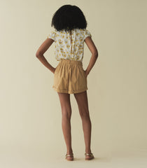HMD -- YVIE TOP -- GOLD FROLICKING FLORAL
