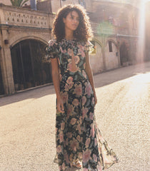 HMD -- AMIRA DRESS -- ROSE GARDEN FLORAL