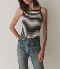 HMD -- ANGIE TANK -- NANTUCKET STRIPE