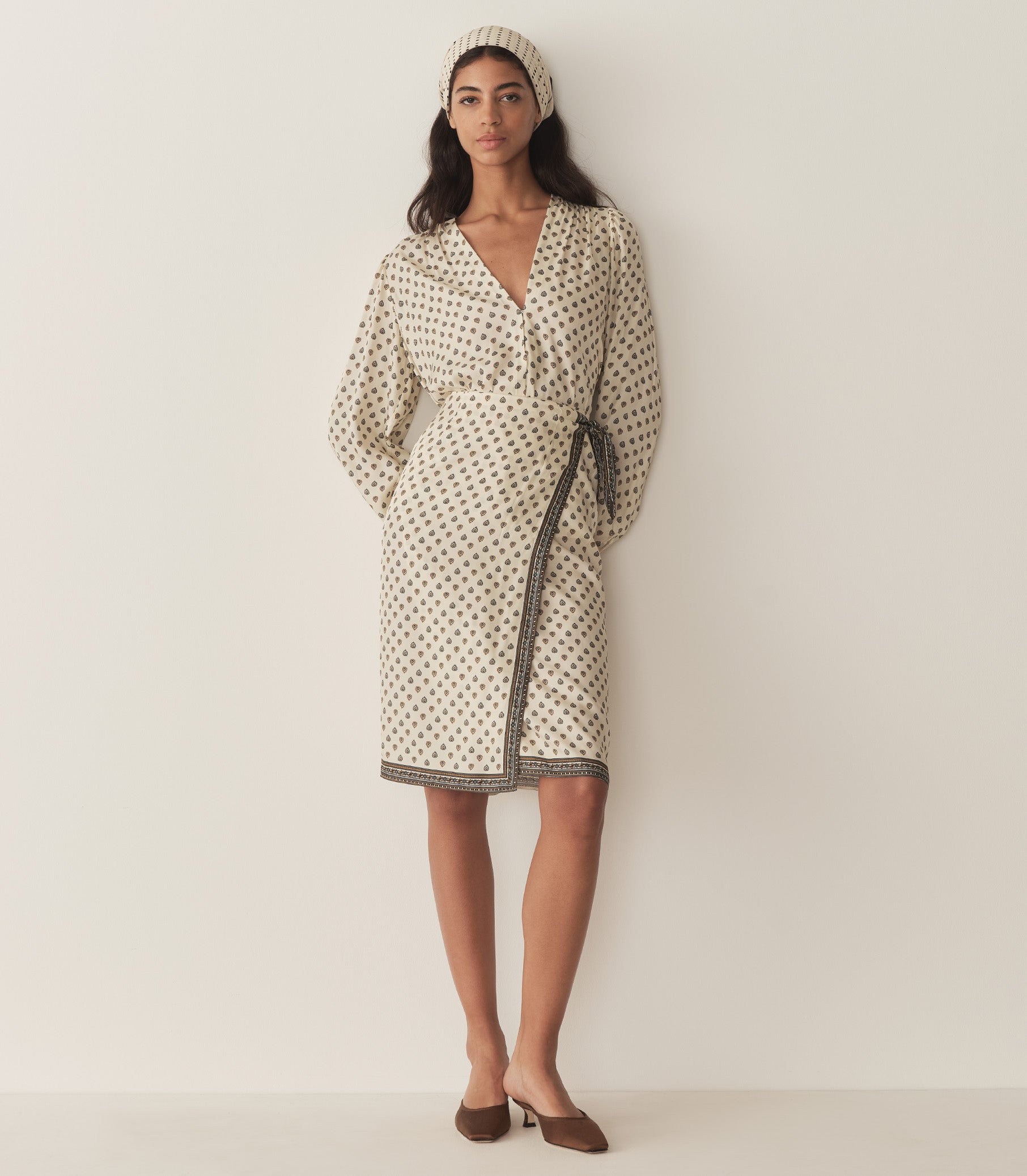HMD -- CANDACE TOP -- RIVIERA FOULARD