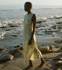 HMD -- CHANDRA DRESS -- CITRON ANEMONE BLOOM