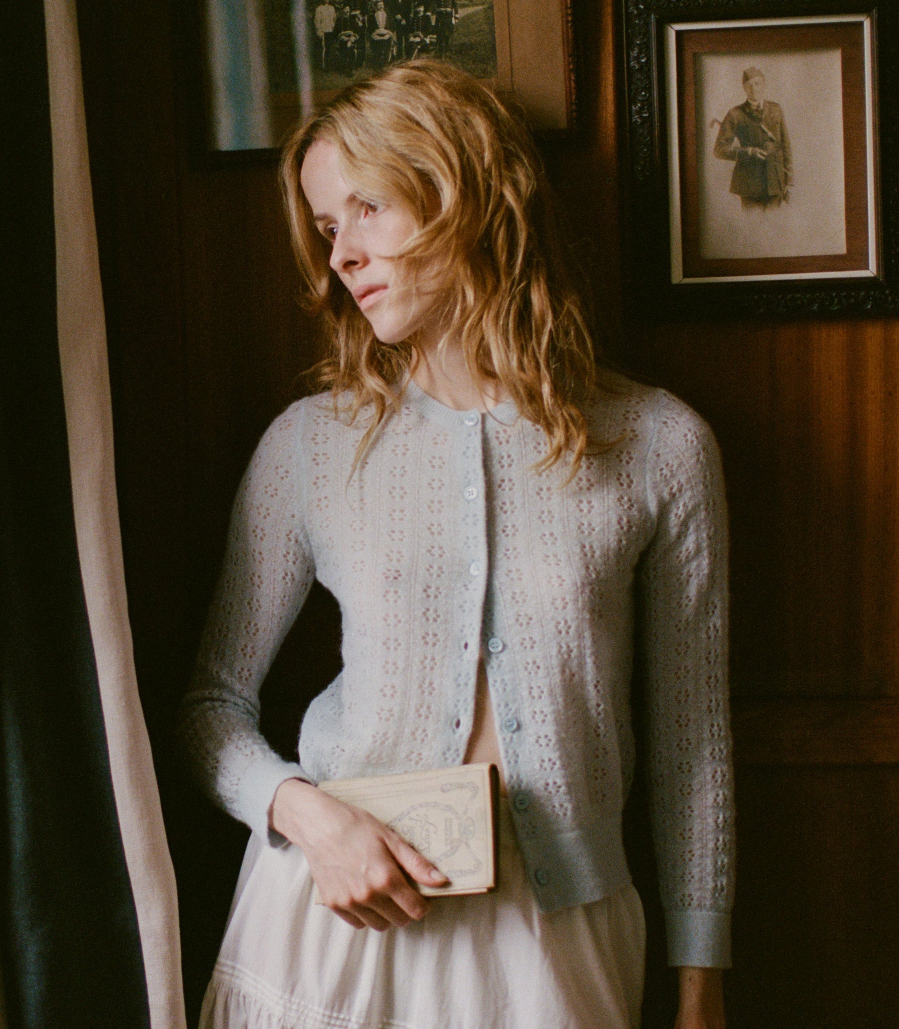 HMD -- DANAE POINTELLE CARDIGAN -- SKY