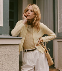 HMD -- DANAE POINTELLE CARDIGAN -- VANILLA