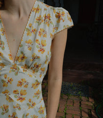 HMD -- DIANNE DRESS -- AMBER FROLICKING FLORAL