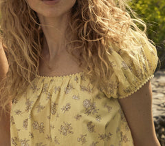 HMD -- JULIE DRESS -- SUNSHINE BOUTON DE ROSE