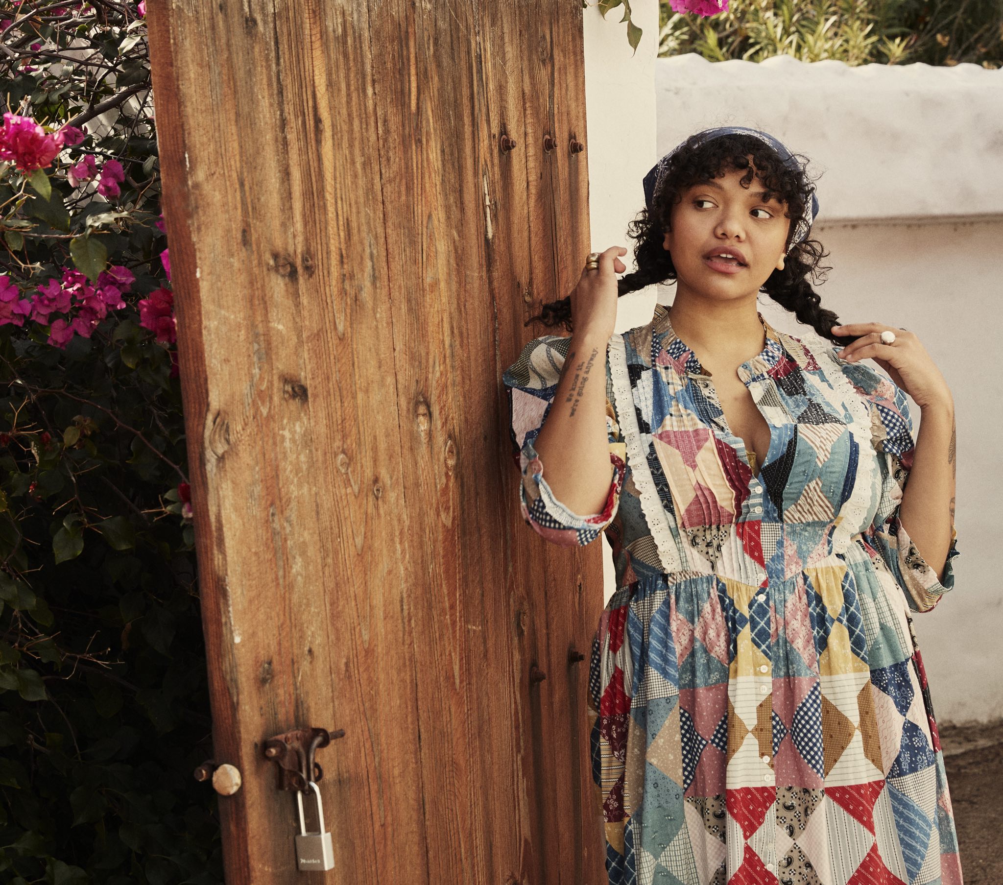 HMD -- DARBY DRESS -- PATCHWORK PRINT
