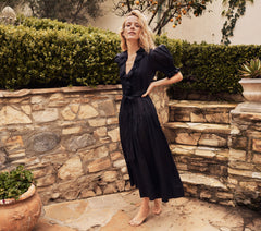 HMD -- THE POET DRESS -- BLACK